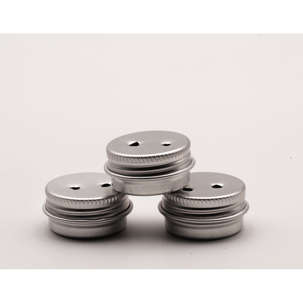 Metallburk, silver (small) - 3-pack