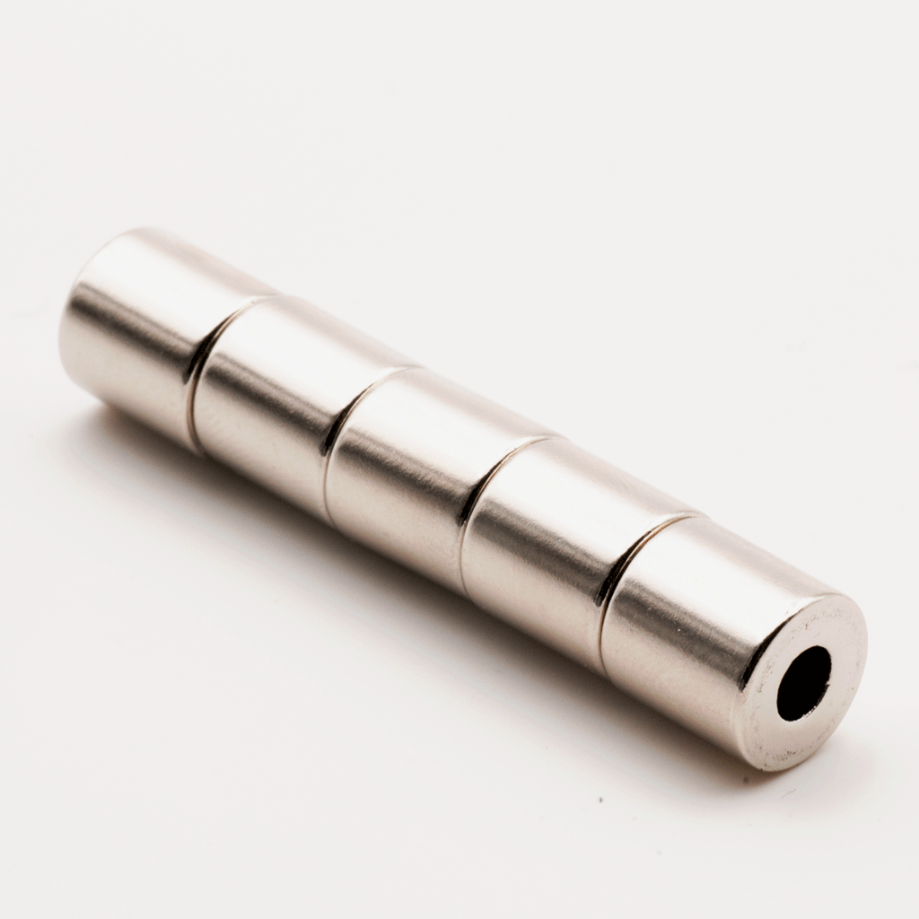 Cylindermagnet, 5-pack
