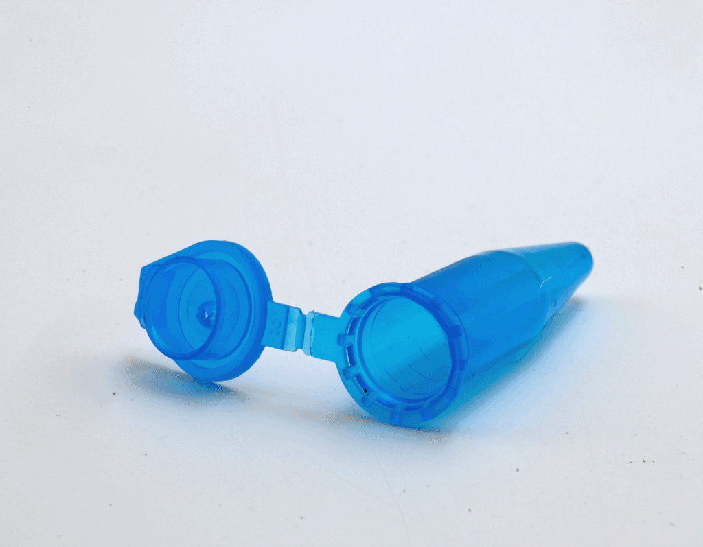 Plastbehållare, blå (medium)- 10-pack