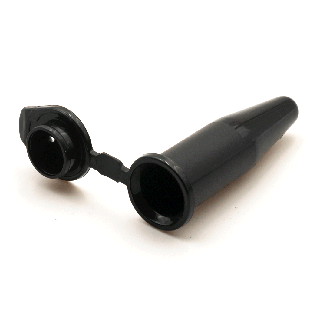 Plastbehållare, svart (medium) - 10-pack